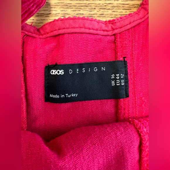 Womens ASOS red dress size 12 - Picture 2 of 3